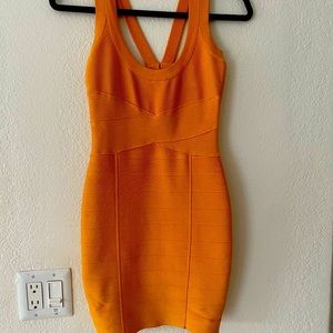 Orange dress stretchy guess by Marciano